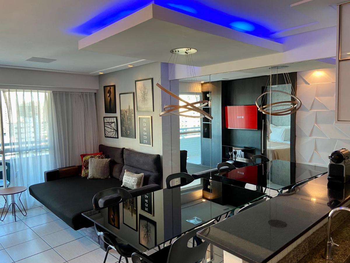 公寓 Beira Mar Apto 16º Andar Luxo 2 Quartos *